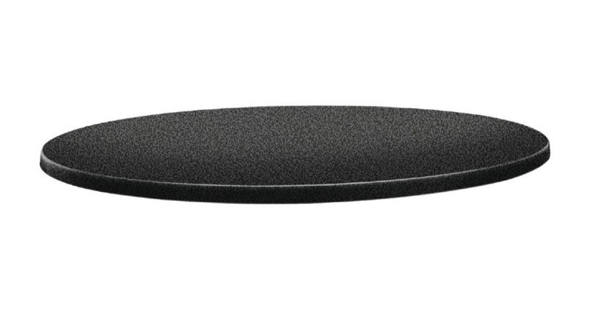 Plateau de table rond Topalit Classic Line 70cm cyprus métal - NISBETS